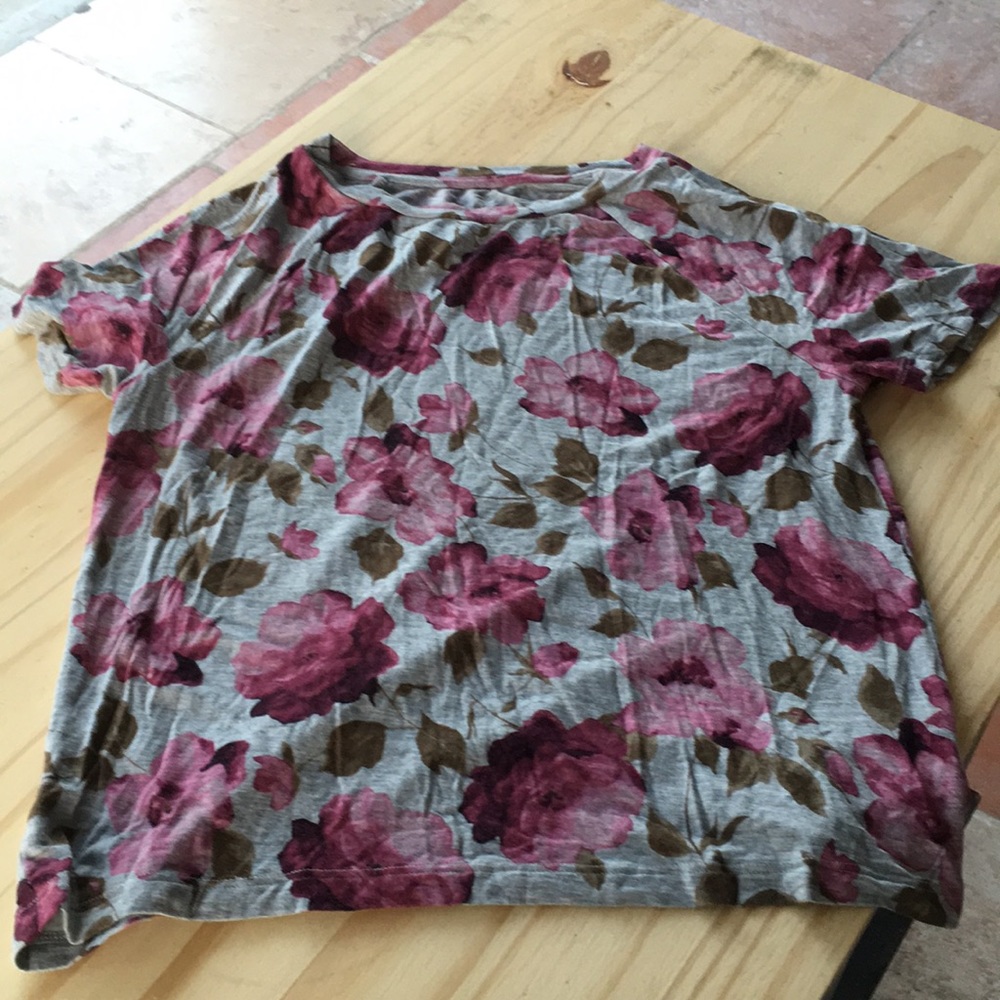 Soft floral blouse